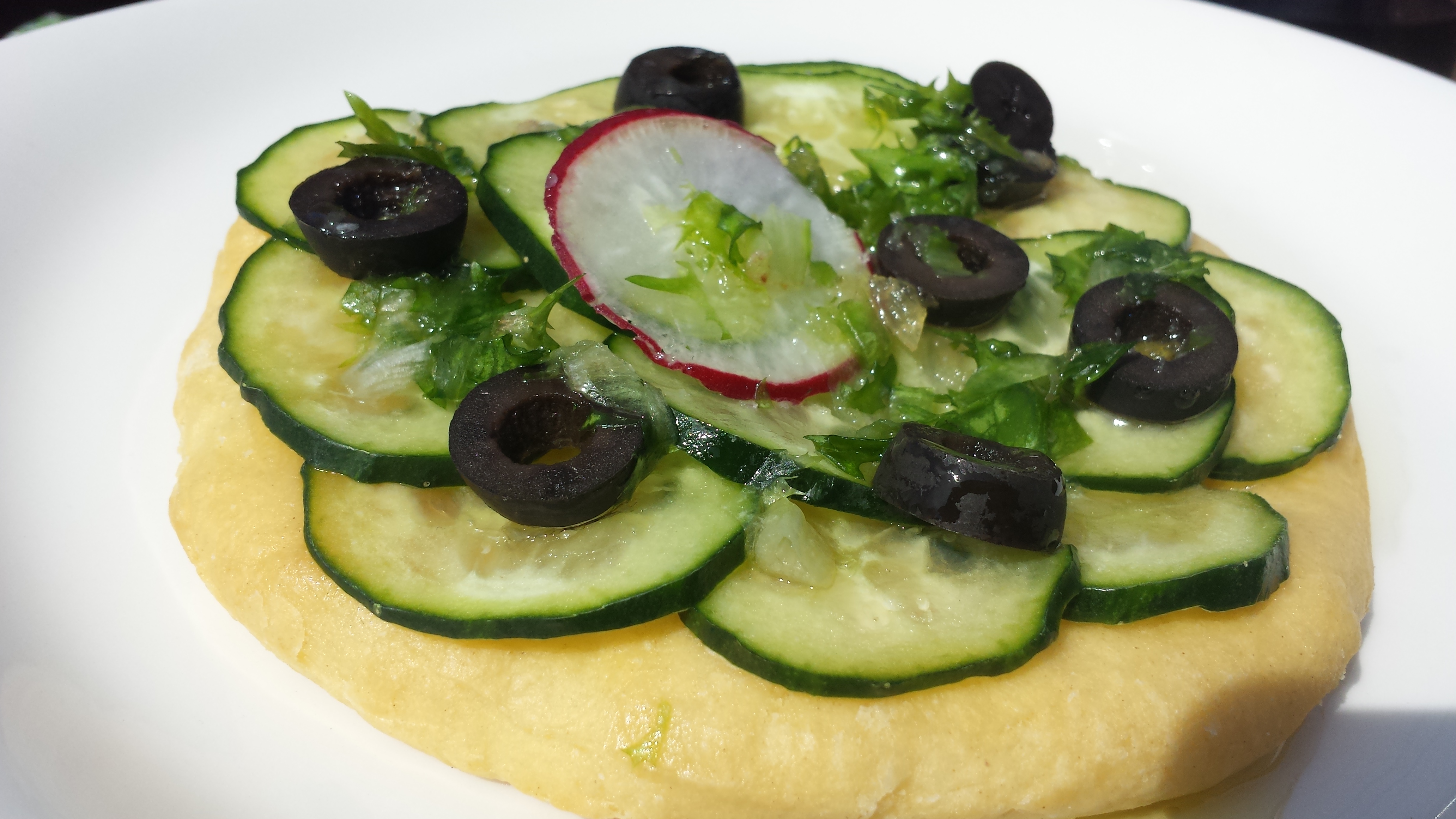 coqueta saludable de pepino de sequer lo blanch